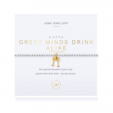 Joma Jewellery A Little 'Great Minds Drink Alike' Bracelet