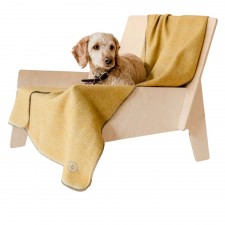 The Tartan Blanket Company Large Mustard Pet Blanket