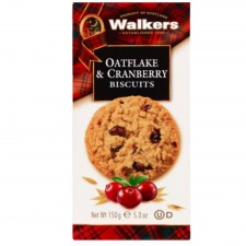 Walkers Oatflake and Cranberry Cookies 150g