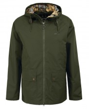 Barbour Mens Hooded Dormus Waterproof Jacket In Sage