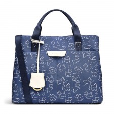 Radley Maple Cross Ziptop Multiway Bag In Vintage Blue