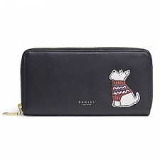 Radley And Friends Zip Around Matinee Purse In Black