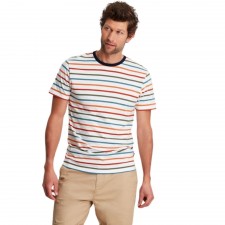 Joules Mens Boat House Stripe T-Shirt In Multi Stripe