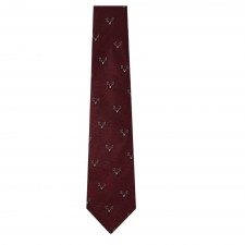 Dubarry of Ireland Avalon Stag Tie in Merlot