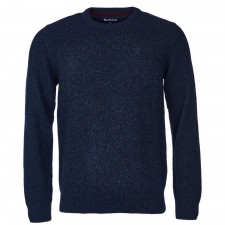Barbour Mens Tisbury Crew Neck Sweater in Navy