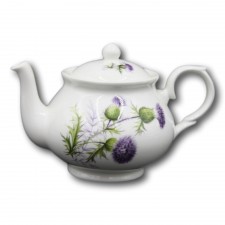 Scottish Thistle Bone China 2 Cup Teapot