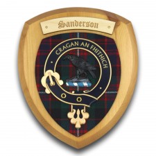 Sanderson Clan Crest Wall Plaque