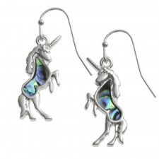 Tide Jewellery Paua Shell Unicorn Earrings