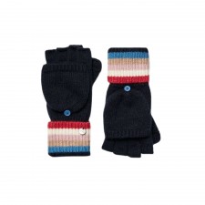 Joules Ladies Jemima Donegal Flip Gloves In French Navy