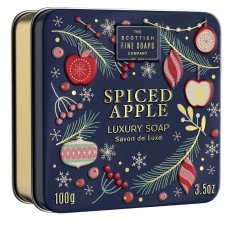 The Scottish Fine Soap Company Spiced Apple Soap Tin 100g
