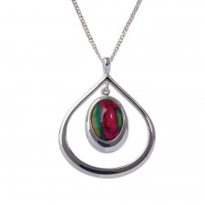 Heathergems Tearlach Open Teardrop Pendant