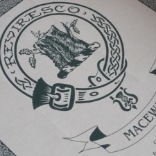 MacEwan Clan Crest Tea Towel