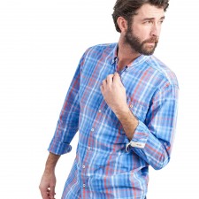 Joules Mens Hewney Classic Fit Shirt in Blue Check S