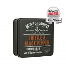 The Scottish Fine Soap Company Thistle & Black Pepper Shampoo Bar Tin 100g