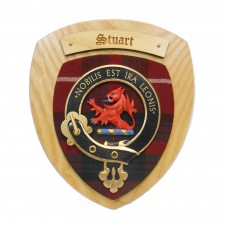 Stuart Clan Crest Wall Plaque