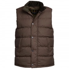 Barbour Mens Mellor Gilet in Dark Olive UK S