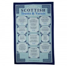 Glen Appin Toasts and Verses Tea Towel 100% Cotton