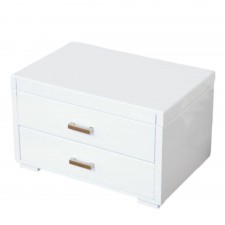 Sophia Collection White Jewellery Box with Drawer