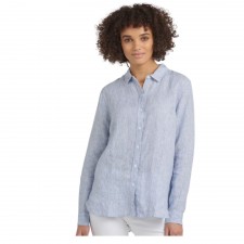 Barbour Marine Shirt in Navy & White