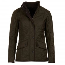 Barbour Cavalry Ladies Polarquilt Jacket in Dark Olive