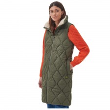 Barbour Samphire Gilet in Deep Olive