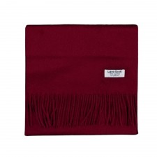 Lona Scott 100% Cashmere Scarf in Wine