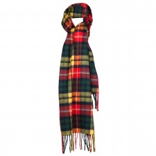 Lona Scott 100% Cashmere Scarf in Buchanan Tartan