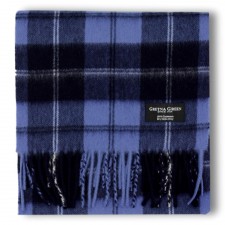 Gretna Green Ramsay Blue Ancient Tartan Cashmere Scarf