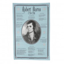 Glen Appin Robert Burns Tea Towel 100% Cotton