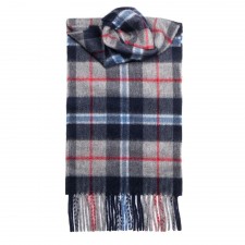 Lochcarron Douglas Navy Cashmere Scarf 