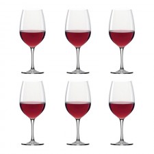 Dartington Crystal Party Set of Six Red Wine Glasses