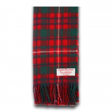 MacKinnon Clan Red Tartan Scarf 