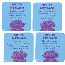 Gillian Kyle Ode to Scotland Coasters 4 pack