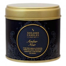 Shearer Candles Large Candle Tin in Amber Noir