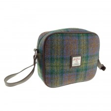 Harris Tweed 'Almond' Mini Bag in Skye Tartan