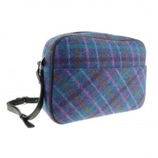Harris Tweed 'Avon' Shoulder Bag in Purple Multi