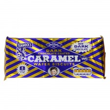 Tunnock's Dark Chocolate Caramel Wafers Pack of 8