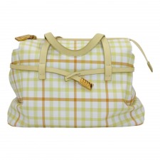 Daks Ladies Small Handbag in Yellow Check