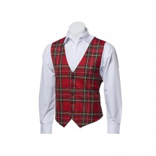 Mens Royal Stewart Tartan Waistcoat