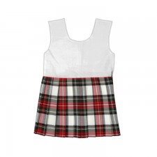 Girls Dress Stewart Tartan Kilt with Bodice