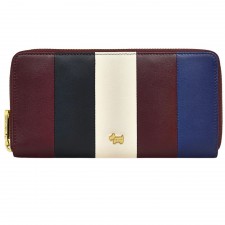 Radley Mill Bay Large Zip Around Matinee Purse in Dark Cherry