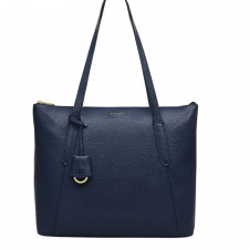 Radley Wood Street Large 2.0 Ziptop Tote Bag in Ink Blue