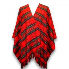 Gretna Green Royal Stewart Tartan Cashmere Serape