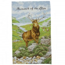 Glen Appin Monarch Of The Glen Tea Towel 100% Cotton