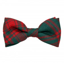 Menzies Green Tartan Bow Tie