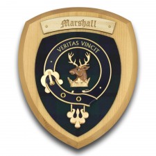 Marshall Clan Crest Wall Plaque