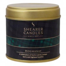 Shearer Candles Large Candle Tin in Hogmanay