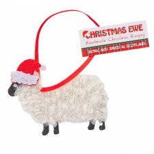 Hairy Coo Christmas Hanging Ewe