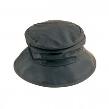 Barbour Ladies Olive Wax Sports Hat