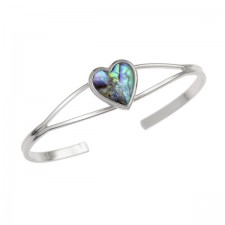 Tide Jewellery Paua Shell Heart Bracelet